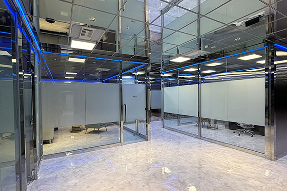 クリスタルマジックガラスのOFFの状態